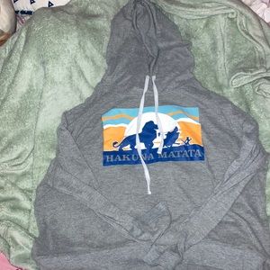 Disney’s Lion King Hakuna Matata gray hoodie